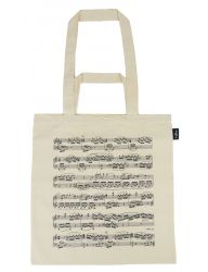 Tote bag notelines natural (2 IN 1)