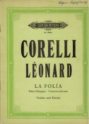 Corelli  LA FOLIA second hand