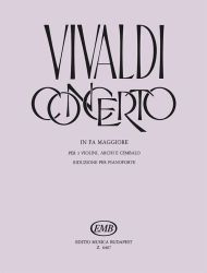 Concerto In Fa Maggiore Per 3 Violini, Archi E Cembalo