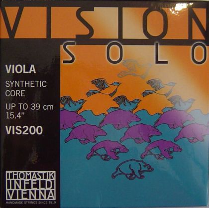 Vision Solo Synthetic core viola strings - set