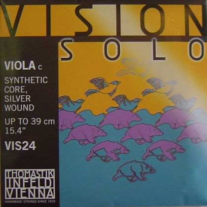 Vision Solo Synthetic core Silver Wound single string for viola - C
