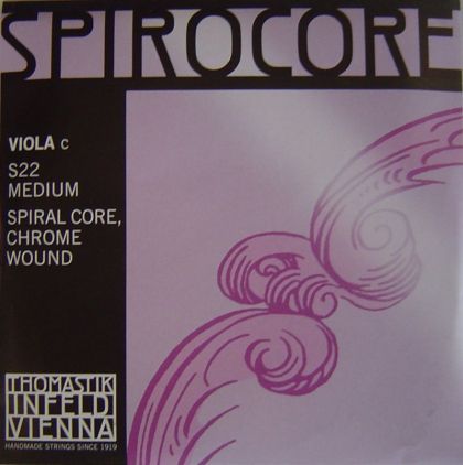 Thomastik Spirocore spiral core chrome wound single string for viola - C