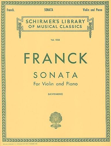 Franck - Sonata in A for violin and piano