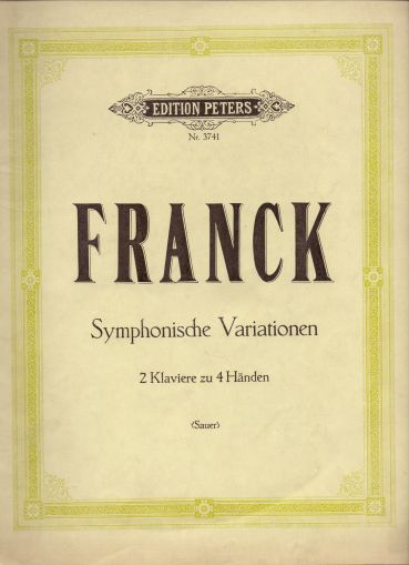 Franck - Sonata in A dur - only violin part