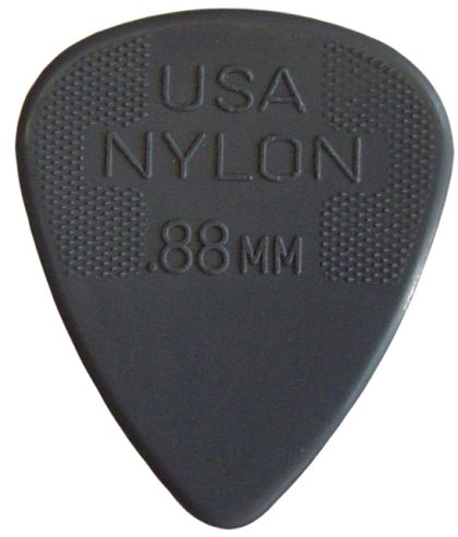 Dunlop Nylon pick dark grey - size 0.88