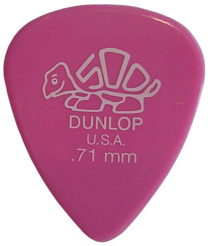 Dunlop Delrin 500 pick pink - size 0.71