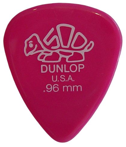 Dunlop Delrin 500 pick dark pink - size 0.96