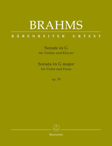 Brahms - Sonata in G major op.78 for violin and piano