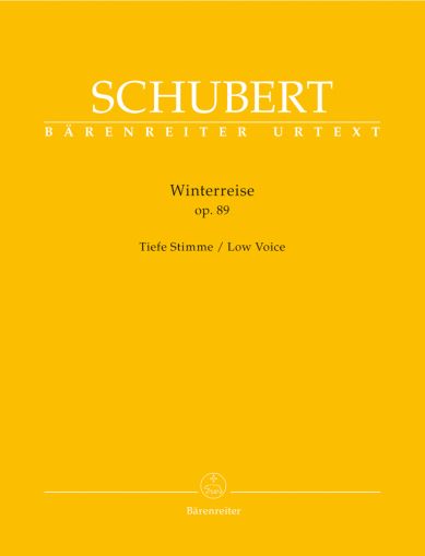 Schubert - Winterreise op.89 D 911 for low voice