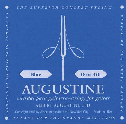 AUGUSTINE CLASSIC-BLUE - D4 Classical guitar string