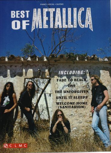 Best of Metallica for piano,vocal and guitar