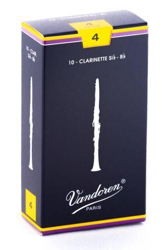 Vandoren reeds for Clarinet B flat size 4 - box