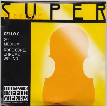 Thomastik Superflexible Cello string C  Rope core/Chrome wound