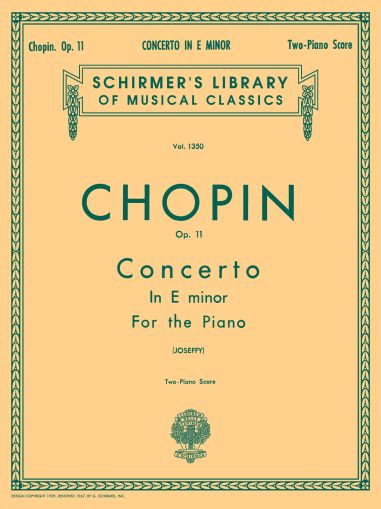 Chopin -  Concerto No. 1 In E Minor, Op. 11 for two pianos