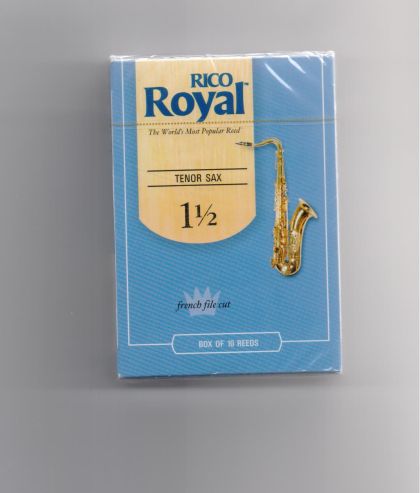 Rico Royal Tenor sax reeds 1 1/2 size - box
