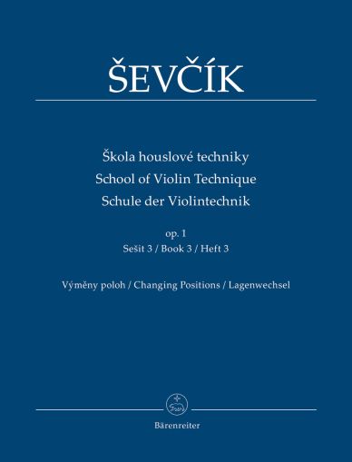 Sevcik  op.1 book 3  School of violin technique 