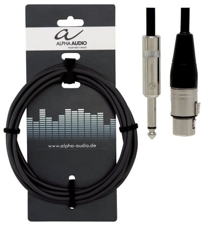 Mic Cable 6m Alpha Audio - XK 