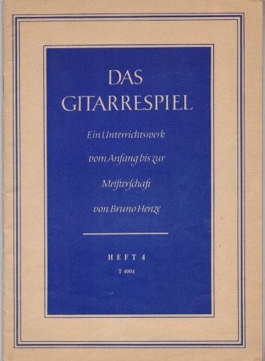 Das Gitarrespiel heft 4