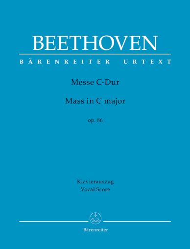 Beethoven - Messa in C major op. 86 vocal score piano reduction