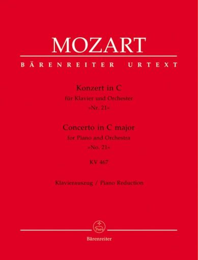 Mozart - Concerto for piano №21 in C major-piano reduction KV 467