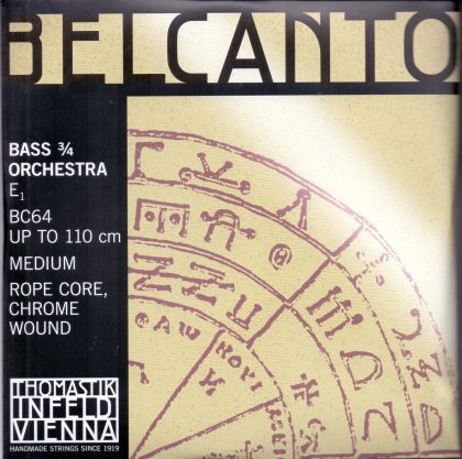 Thomastik Belcanto string E for Double Bass Orchestra BC 64