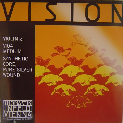 Thomastik Vision Violin G Syntetic core/Pure silver wound