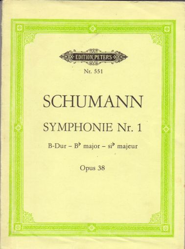 Шуман - Симфония №1 си бемол мажор оп.38