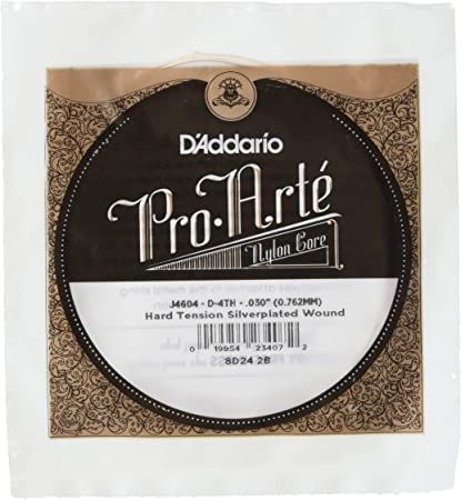 D'addario J4604 D 4 th single string hard tension