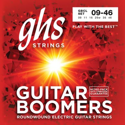 GHS Boomers  electric guitar strings GBCL - 009-046