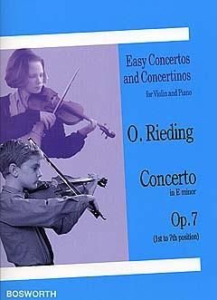 Oskar Rieding Concerto in E Op. 7
