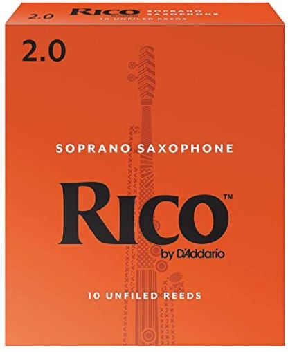 Rico  reeds for Sopran saxophon size 2 - box