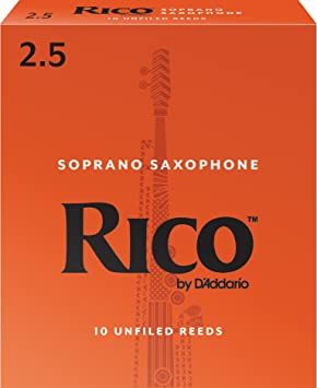 Rico  платъци за сопран саксофон  размер 2,5 - кутия