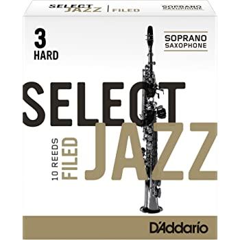 Rico Select Jazz Soprano  Saxophone reeds size 3 hard - box