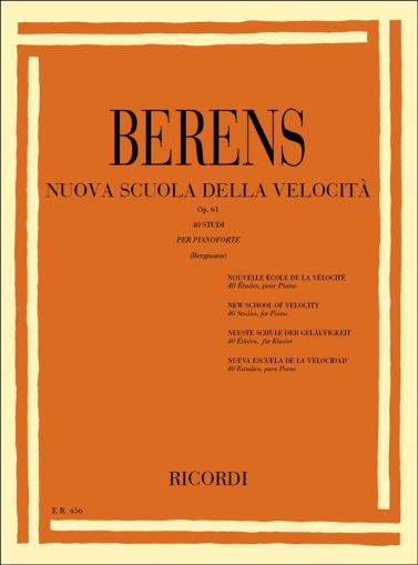 Berens Nuova Scuola Della Velocita Opus 61 40 Studi Per Pianoforte