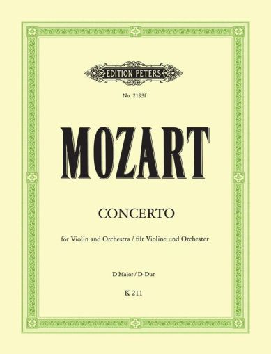 Mozart Violin Concerto In D