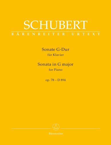 Schubert   Sonata for Piano in G major op. 78