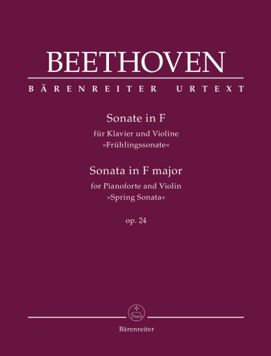 Sonata op.24  for Pianoforte and Violin in F major "Spring Sonata"