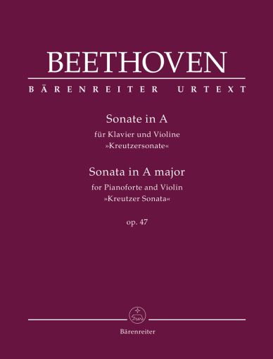 Beethoven Sonata for Pianoforte and Violin in A major op. 47 "Kreutzer Sonata"