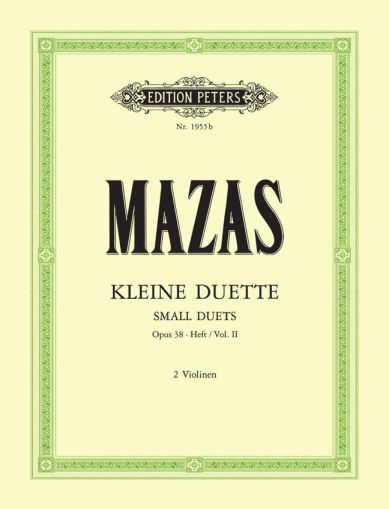 Mazas - Small duets op.38 heft 2 for two violin