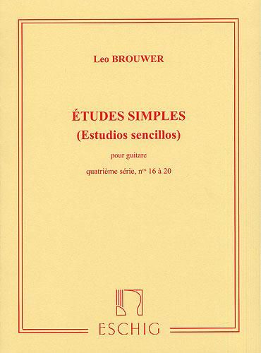 Leo Brouwer - Etudes simples volume IV