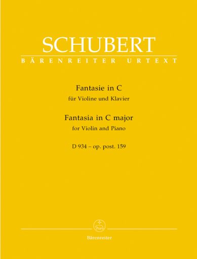 Schubert - Fantasia for Violin and Piano in C major op. post. 159 D 934 