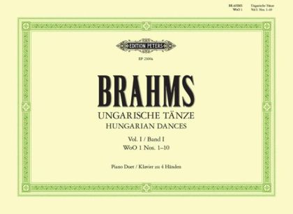  Johannes Brahms Hungarian Dances Vol.1 ( four hands)
