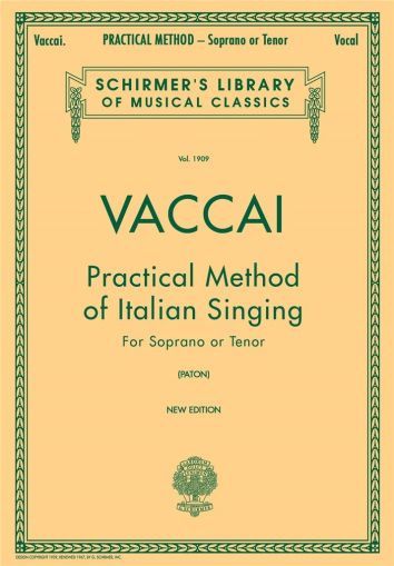 Vaccai Практически упражнения за сопран или тенор