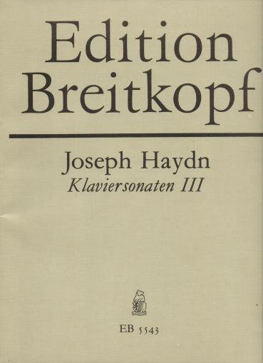 Haydn - Sonatas for piano volume III ( second hand )