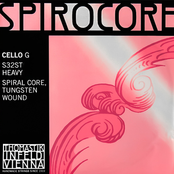 Thomastik Spirocore Spiral core Tungsten wound  single string for Cello - G heavy