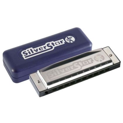 HOHNER SILVER STAR 504/20  HARMONICA, KEY OF D