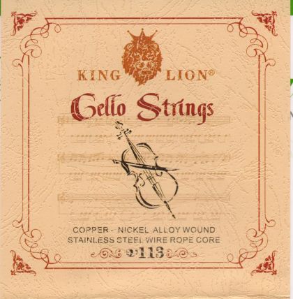 1/2 cello strings set  model 113