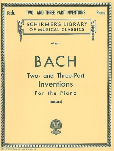Bach -  Two - and three- part inventions for the piano