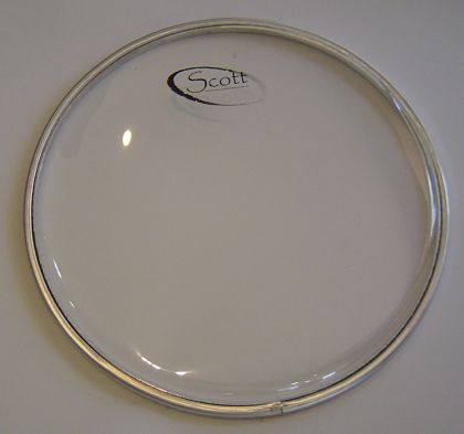 SCOTT 10" drum head - clear