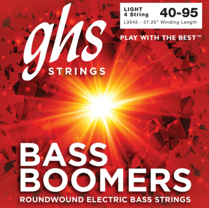 GHS Boomers strings for 4-string Bass guitar - 040 - 095